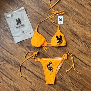 Orange Moonrock swimsuit